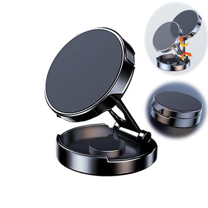 Foldable magnetic phone holder