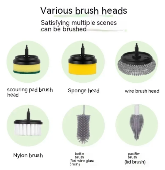 Multifunctional Electric Cleaning Brush
